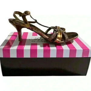 Metallic Gold Purse & Shoe Bundle Size 8.5